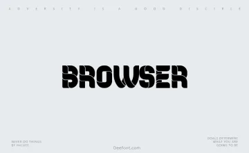 Browser Font