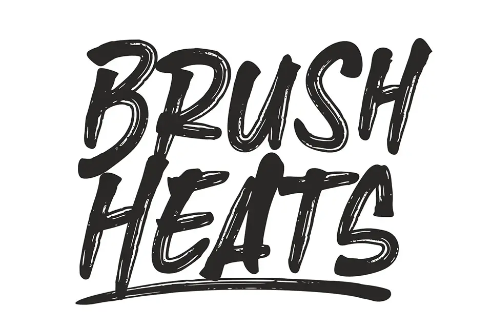 Brush Heats Font