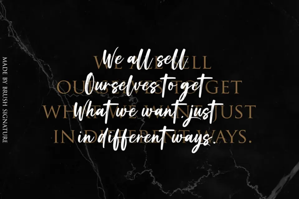 Brush Signature Font