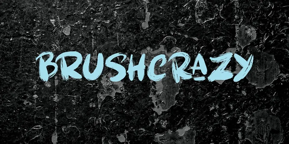 Brushcrazy Font