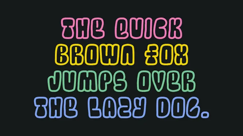 Bubblez Graffiti Font