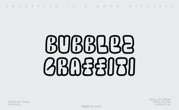 Bubblez Graffiti Font