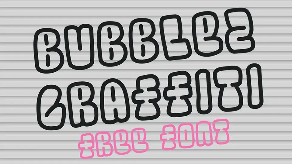 Bubblez Graffiti Font