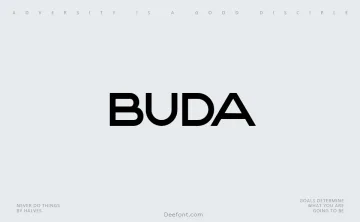 Buda Font