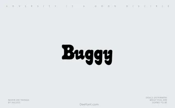 Buggy Font