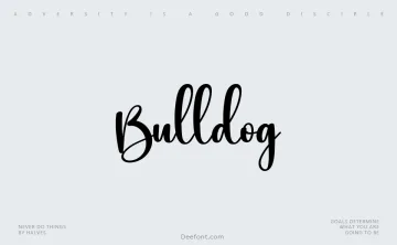 Bulldog Font