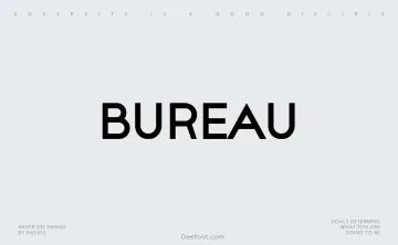 Bureau Font