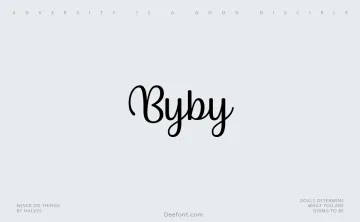 Byby Font