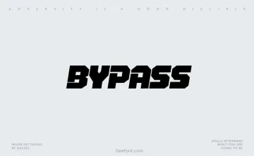 Bypass Font