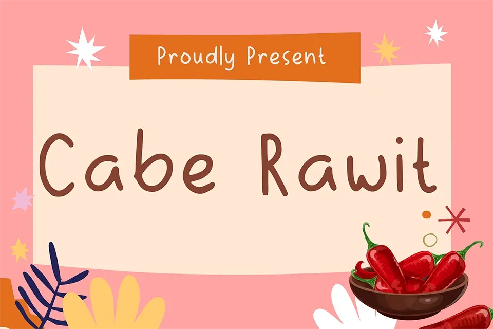 Cabe Rawit Font