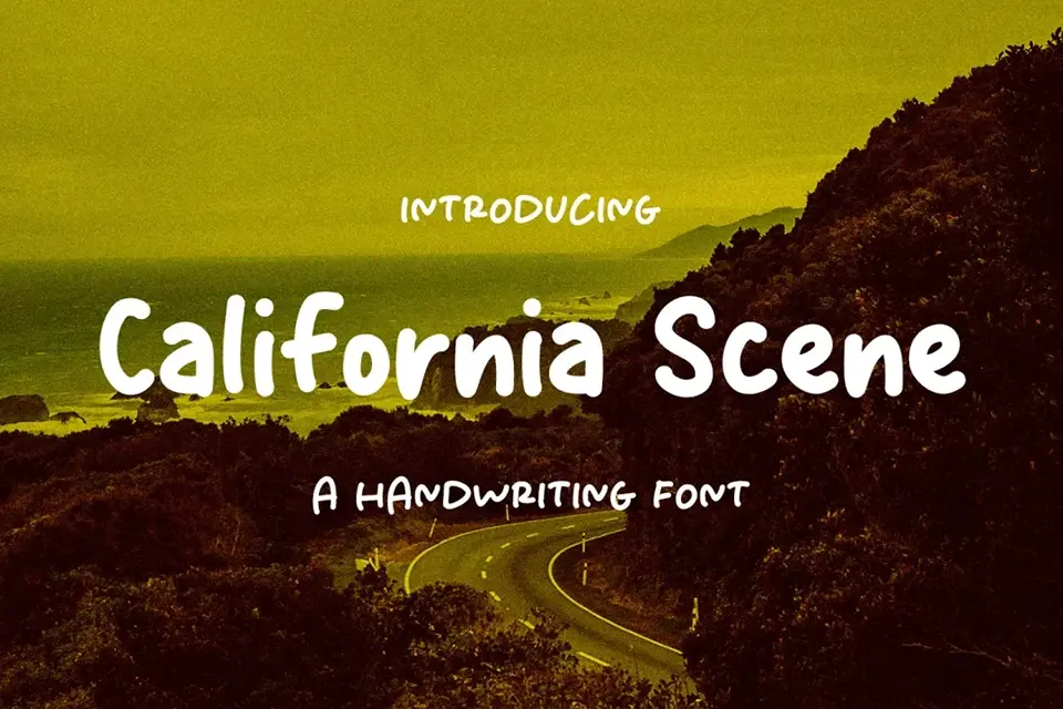 California Scene Font