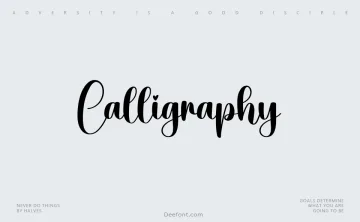 Calligraphy Script Font