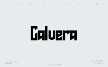 Calvera Font