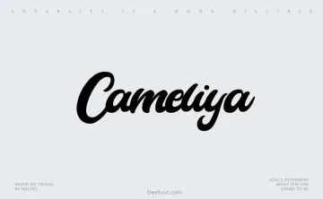 Cameliya Font