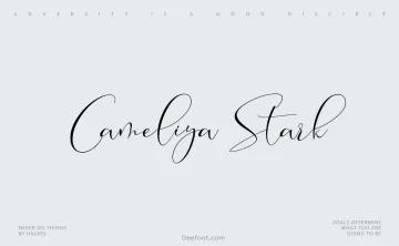 Cameliya Stark Font