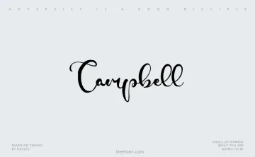 Campbell Font