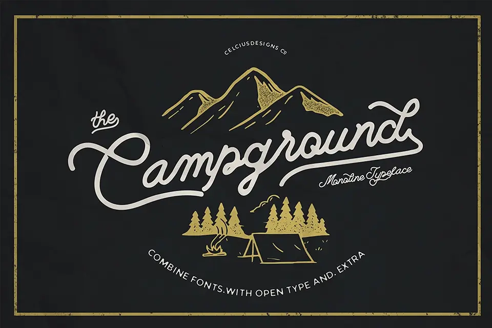 Campground Font