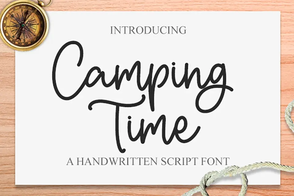 Camping Time Font