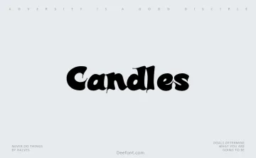 Candles Font