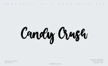 Candy Crush Font