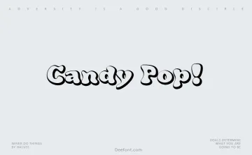 Candy Pop! Font