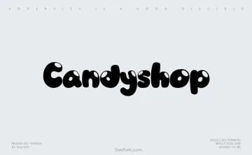 Candyshop Font
