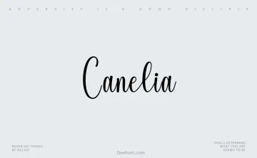 Canelia Font