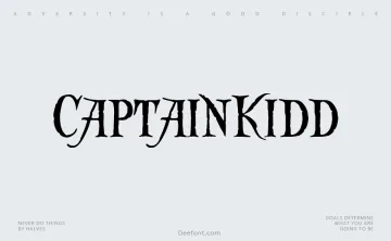 Captain Kidd Font
