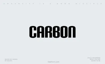 Carbon Font