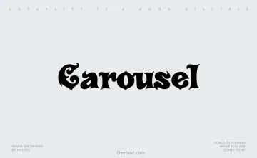 Carousel Font