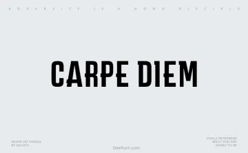 Carpe Diem Font