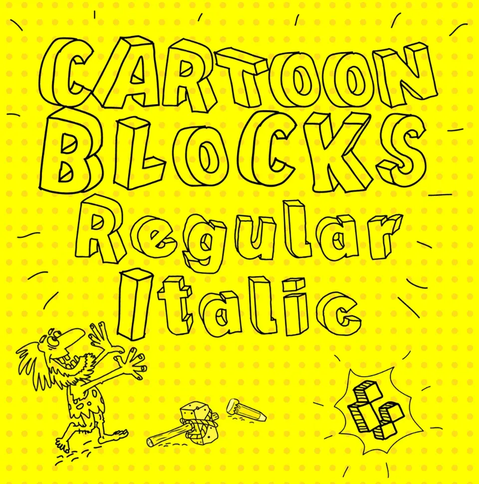 Cartoon Blocks Font