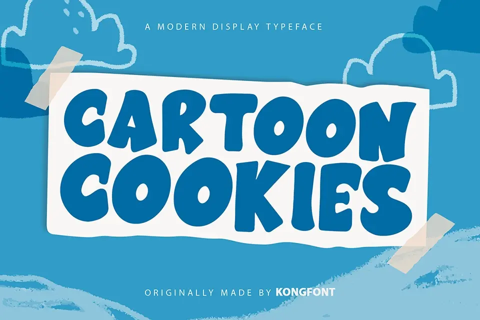 Cartoon Cookies Font