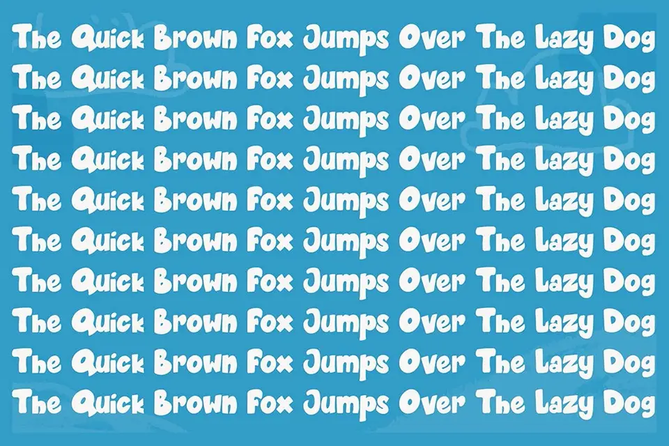 Cartoon Cookies Font