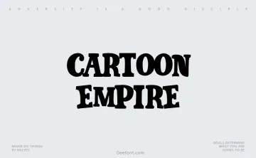 Cartoon Empire Font
