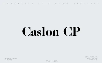 Caslon CP Font