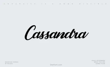 Cassandra Font