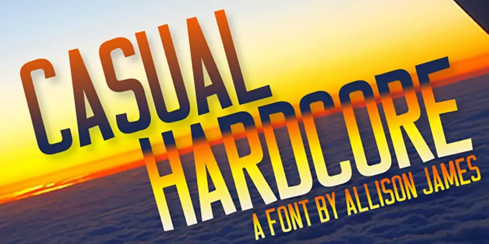 Casual Hardcore Font