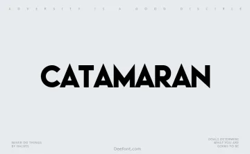 Catamaran Font