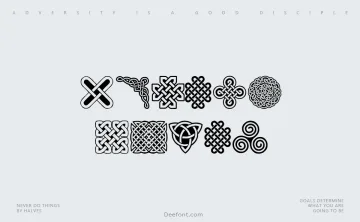 Celtic Knots Font