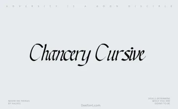Chancery Cursive Font