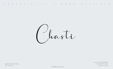 Chasti Font