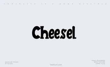 Cheesel Font