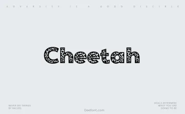 Cheetah Font