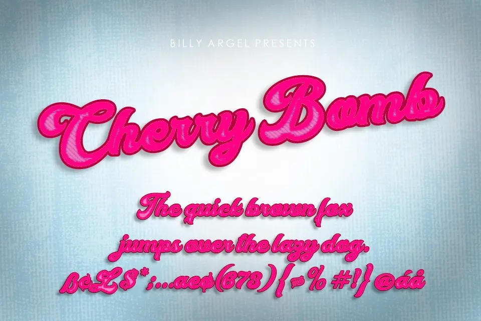 Cherry Bomb Font