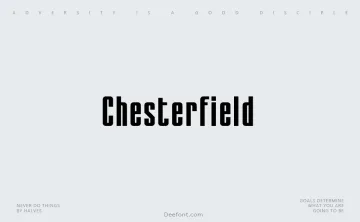 Chesterfield Font