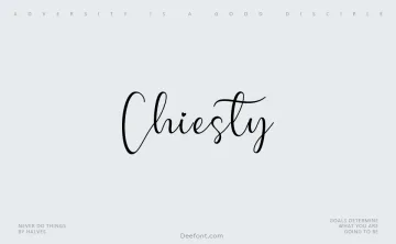 Chiesty Font