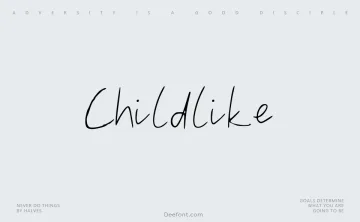 Childlike Font