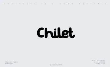 Chilet Font