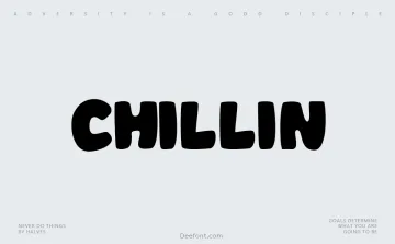 Chillin Typeface